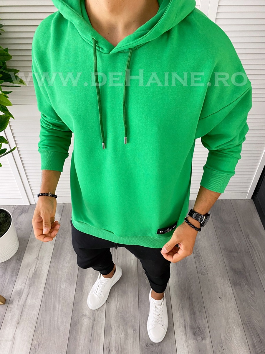 Hanorac barbati verde slim fit k317 o1-4.3