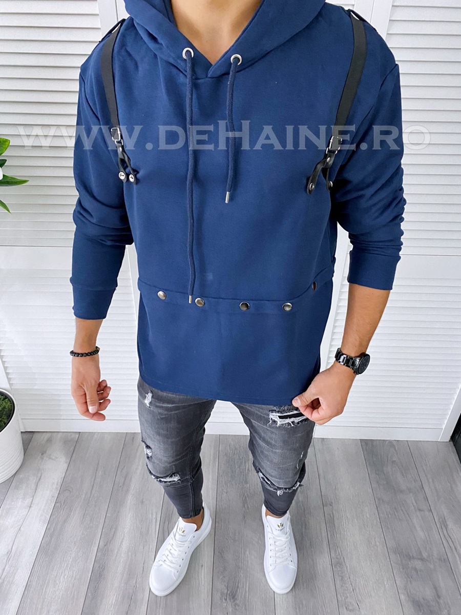 Hanorac barbati slim fit bleumarin 2652 i10-3