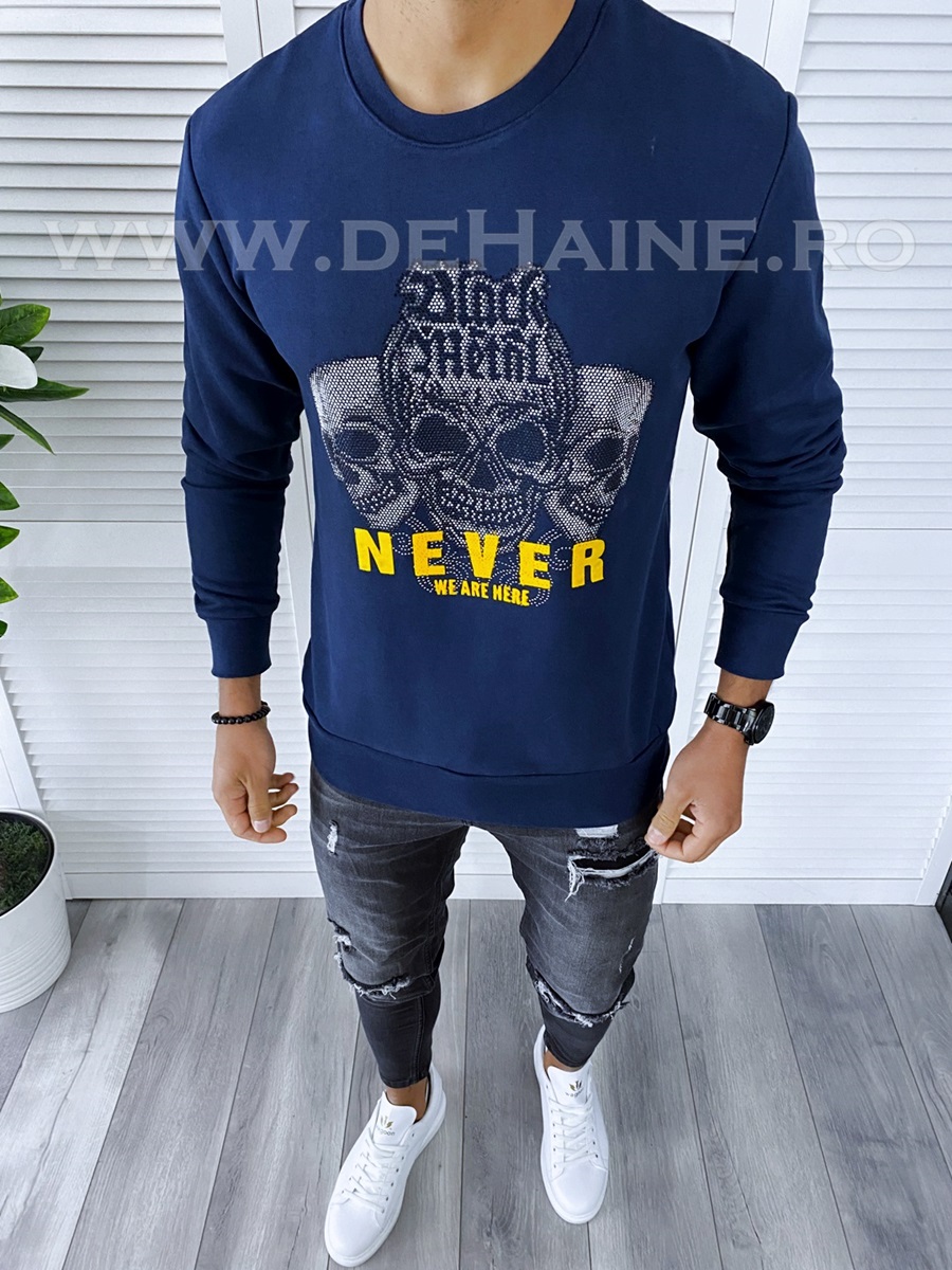Bluza barbati bleumarin slim fit 2735 i8-2/u6-2