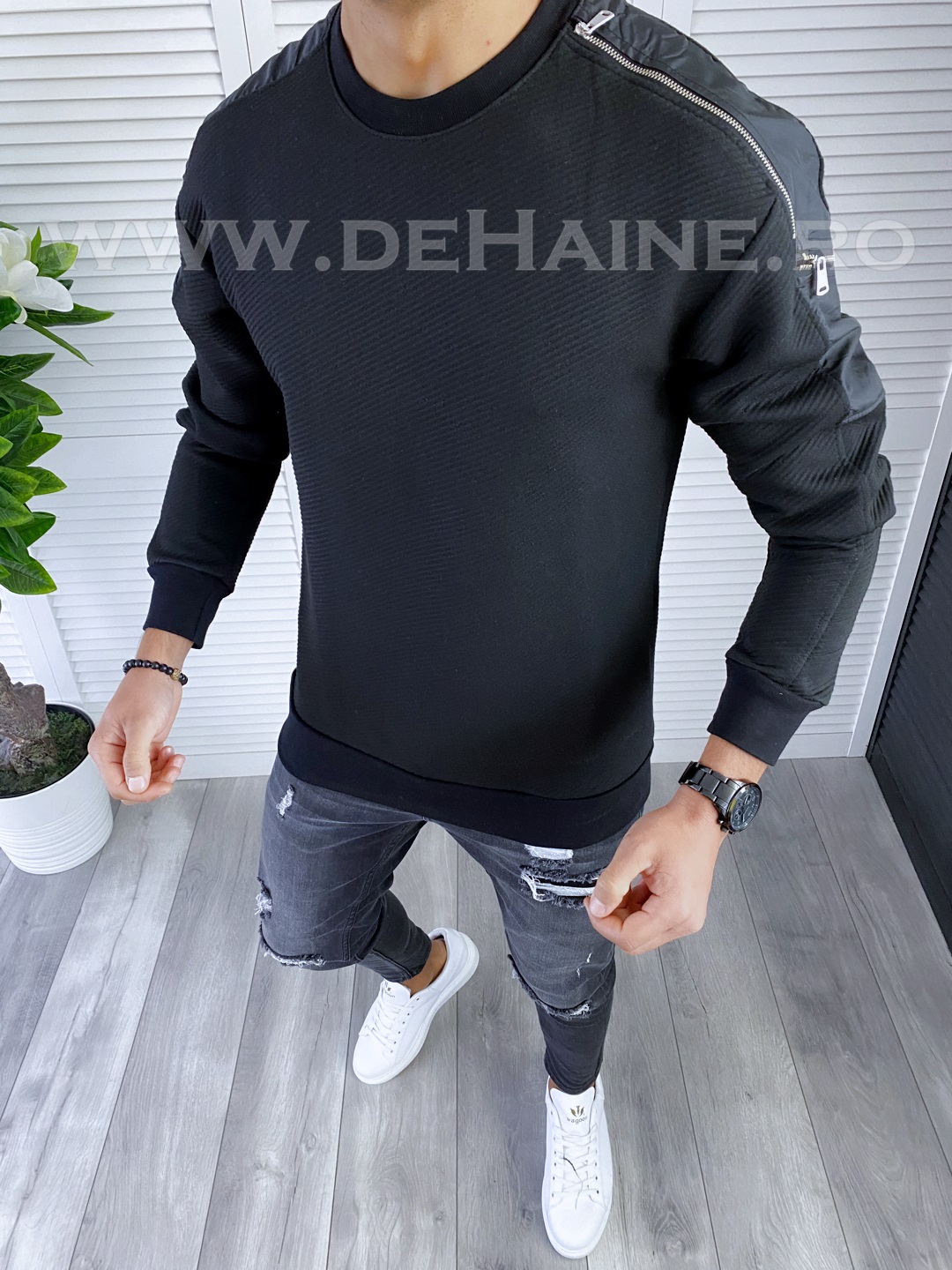 Bluza barbati neagra 2657 28.3-3