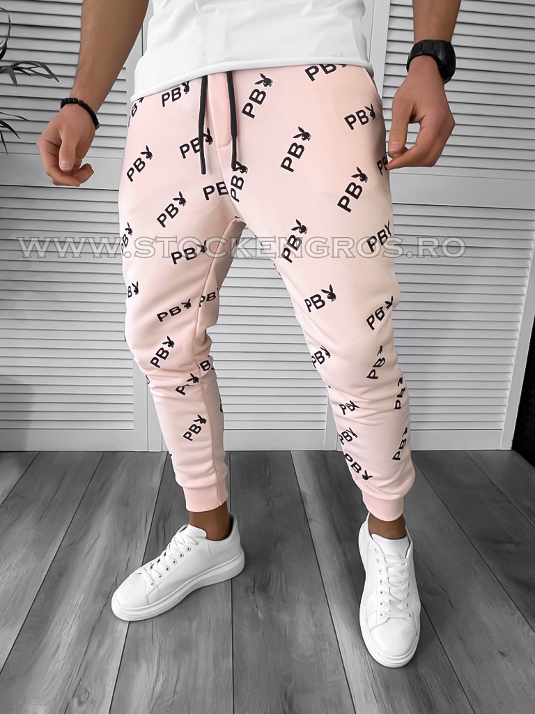 Pantaloni de trening roz conici k019 i16.3-1.2*