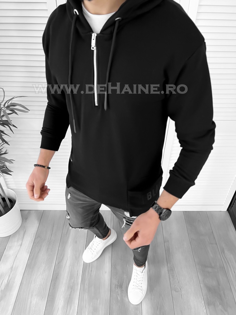 Hanorac barbati slim fit negru k177 n13-3*