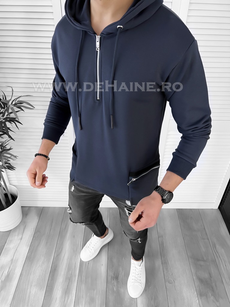 Hanorac barbati slim fit bleumarin k177 n13-3*