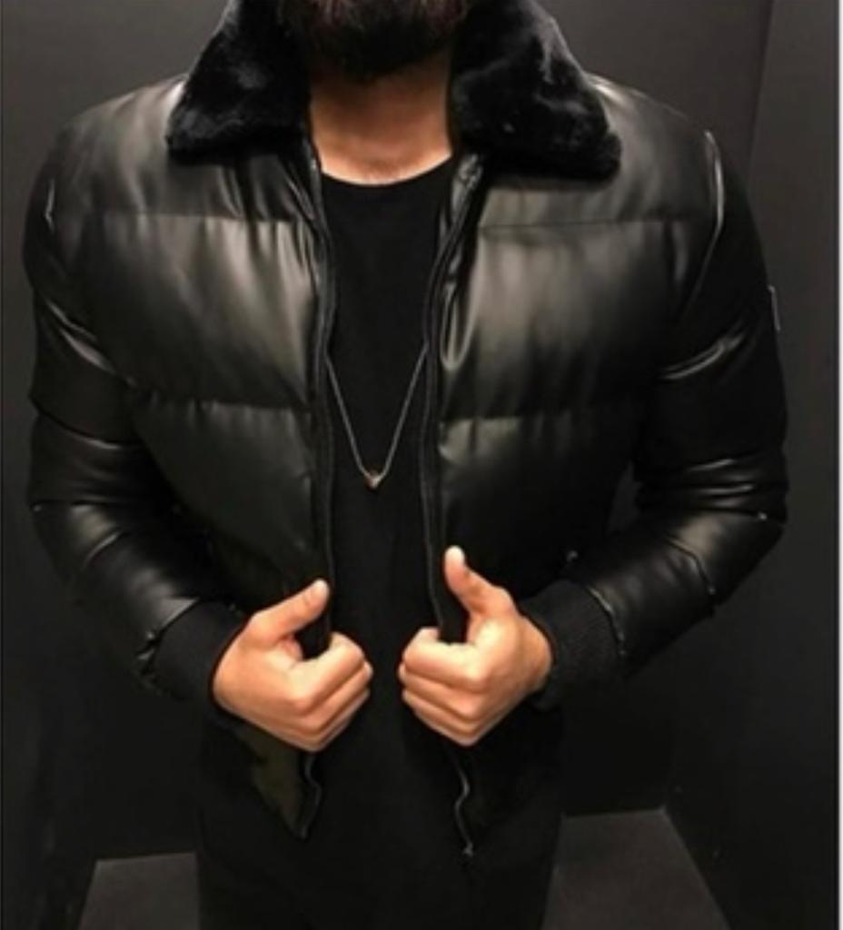 Geaca barbati neagra de iarna B6214 D1-5 2023 ❤️ Pret Super dehaine.ro imagine noua 2022