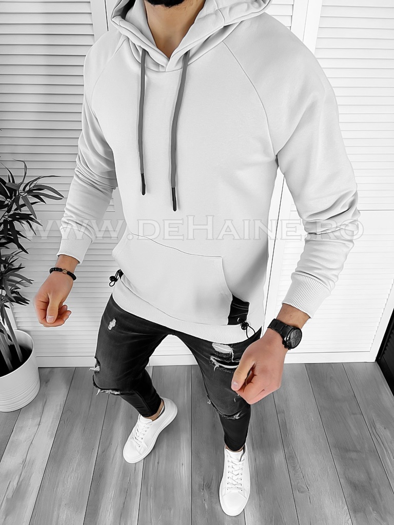 Hanorac barbati gri slim fit k188 86-4.1.2