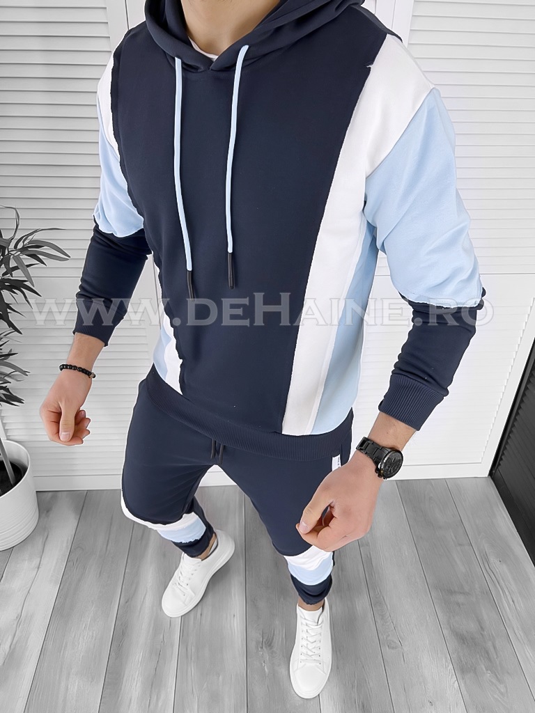 Trening barbati bleumarin pantaloni + hanorac k154 i16.2-1.2