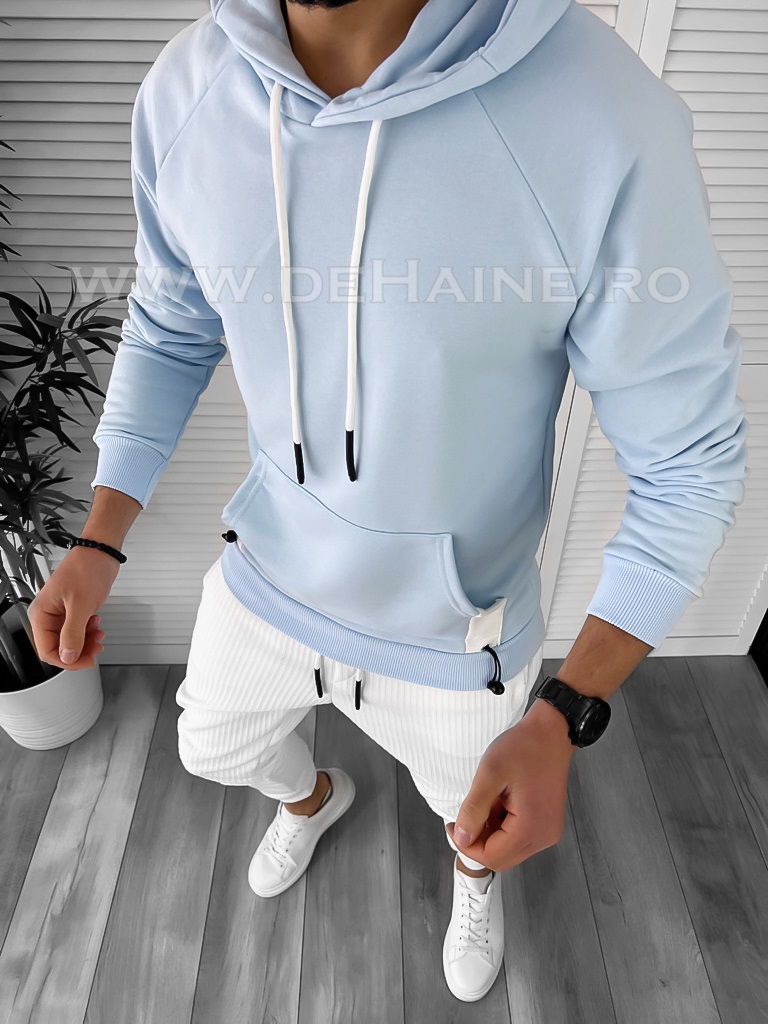 Hanorac barbati bleu slim fit k188 88-4*