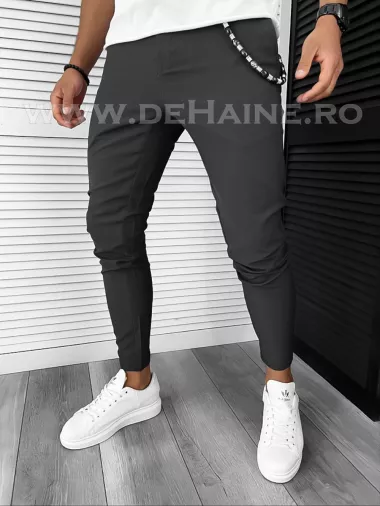 Pantaloni barbati casual regular fit negru B1734 F7-3,4 E 9-3