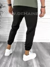 Trening barbati kaki/negru pantaloni + tricou oversize B7962 39-3.1 