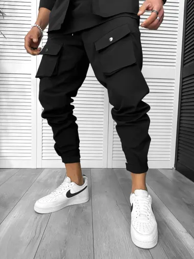 Pantaloni de trening cargo, CU MIC DEFECT DEF6049 P20-5.3 