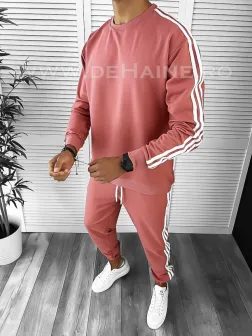 Hanorac barbati slim fit roz CU MIC DEFECT DEF5926 N6-3.2 Hanorac barbati slim fit roz CU MIC DEFECT DEF5926 N6-3.2