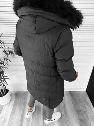 Geaca barbati groasa neagra de iarna 5040 57-4