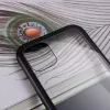 Husă pentru întreg telefon din sticlă temperată și cadru din metal pentru iPhone 11 Pro Max - negru 0006