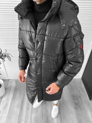 Geaca barbati groasa de iarna neagra 5132 MCL D1-3