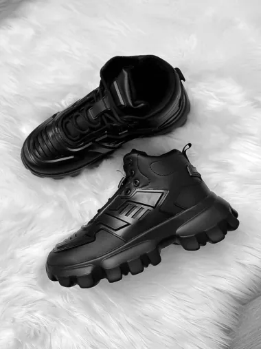 Ghete barbati negre 11925 N9-4