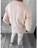 Hanorac barbati roz pudra slim fit K151 27-2
