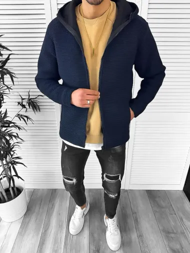 Geaca barbati bleumarin 622U S2