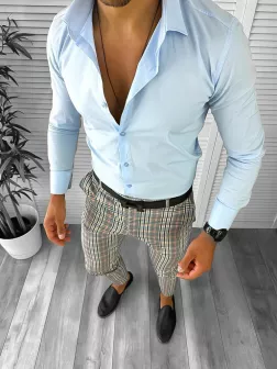 Tinuta barbati smart casual Pantaloni + Camasa 12628 E Tinuta barbati smart casual Pantaloni + Camasa 12628 E