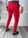 Pantaloni barbati eleganti rosii B1734 E 8-5 ~