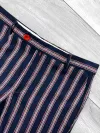 Pantaloni barbati eleganti bleumarin cu dungi B1603 15-4 e ~