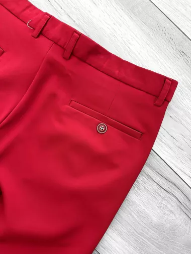 Pantaloni barbati eleganti grena B1734 E 8-5 ~A3-3