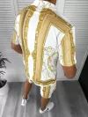 Compleu de vara camasa imprimeu + pantaloni 12770 O2-5.1