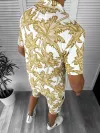 Compleu de vara camasa imprimeu + pantaloni 12772 O3-4.2