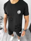 Compleu barbati tricou+pantaloni negru 12776 P19-2.3