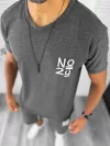 Trening barbati gri inchis pantaloni + tricou 10590 41-4