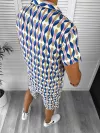 Compleu de vara camasa imprimeu + pantaloni 12001 I15-3.2