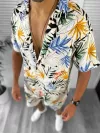 Compleu de vara camasa imprimeu + pantaloni 12779 N8-3.1