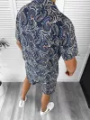 Compleu de vara camasa imprimeu + pantaloni 12780 D11-4