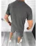 Compleu barbati tricou+pantaloni gri inchis 12781 41-4