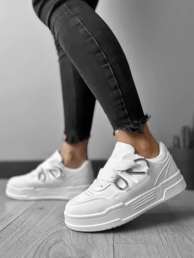 Adidasi dama casual albi 6455 N8-4