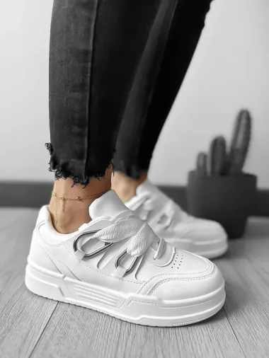 Adidasi dama casual albi 6455 N8-4