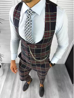 Compleu barbati Vesta + Pantaloni 12814 36-2 U4-1