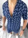 Compleu de vara camasa imprimeu + pantaloni 12752 O2-2.2