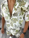 Compleu de vara camasa imprimeu + pantaloni 12757 79-4