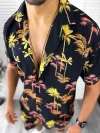 Compleu de vara camasa imprimeu + pantaloni 12759 O3-4.2