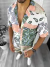 Compleu de vara camasa imprimeu + pantaloni 12765 N8-4.1