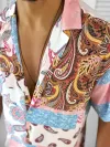 Compleu de vara camasa imprimeu + pantaloni 12745 O4-1.1