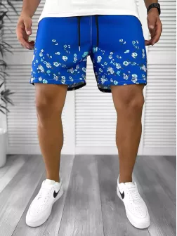 Sort de baie casual albastru 12723 I5-5