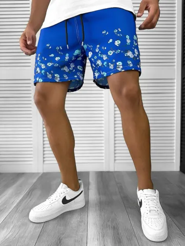 Sort de baie casual albastru 12723 D2-1.1