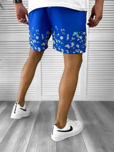 Sort de baie casual albastru 12723 D2-1.1