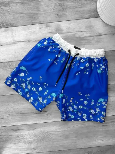 Sort de baie casual albastru 12723 D2-1.1