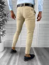 Pantaloni barbati eleganti bej 12735 D4-4.4