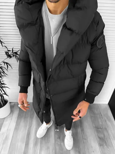 Geaca barbati de iarna neagra 1040 67-3