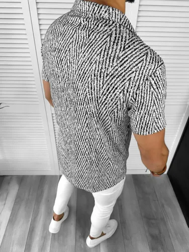 Camasa barbati casual gri 12522 42-4