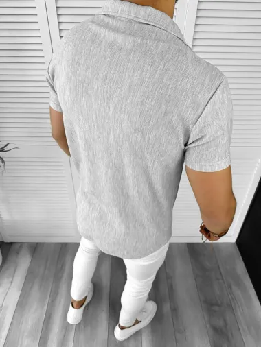 Camasa barbati casual gri 12524 P20-1.2