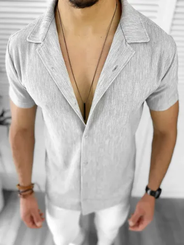 Camasa barbati casual gri 12524 P20-1.2